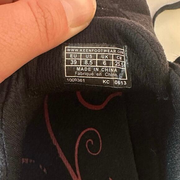 Keen Women’s Kanga Lace Up Shoes Size 8.5 Outdoor Charcoal Coral Lightweight - Picture 7 of 8